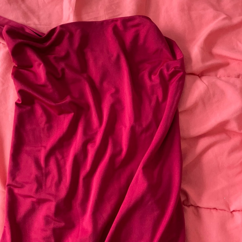 Wine color dress